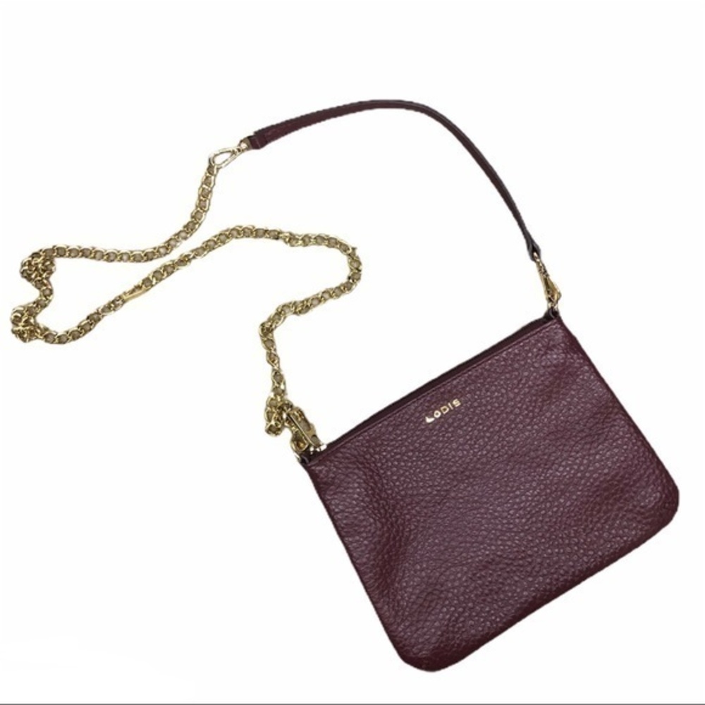 Lodis Purple Multi-way Leather Purse